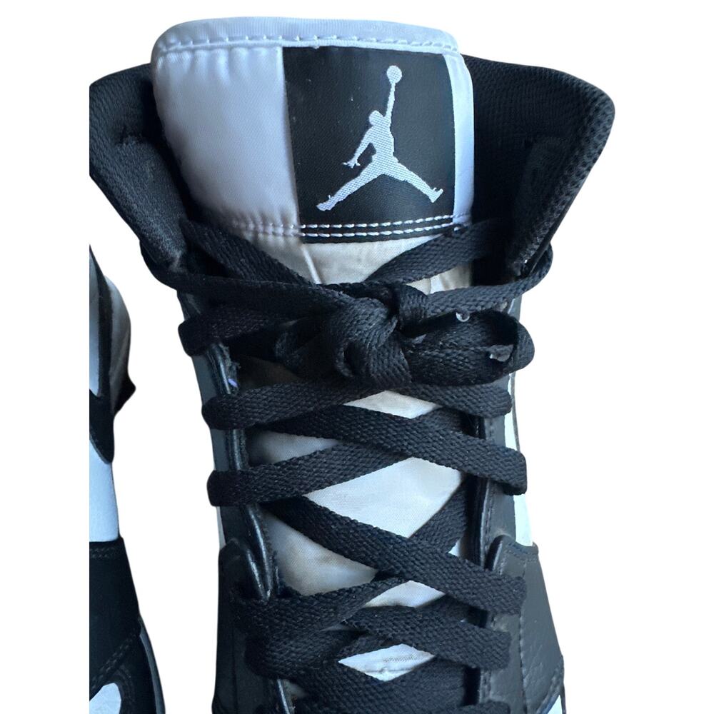Jordan 1 Retro Men’s MSC High Baseball Panda Cleats SZ 11 - Picture 5 of 9